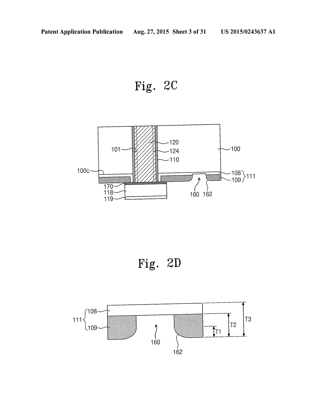 SEMICONDUCTOR DEVICES HAVING THROUGH-VIAS AND METHODS FOR FABRICATING THE     SAME - diagram, schematic, and image 04