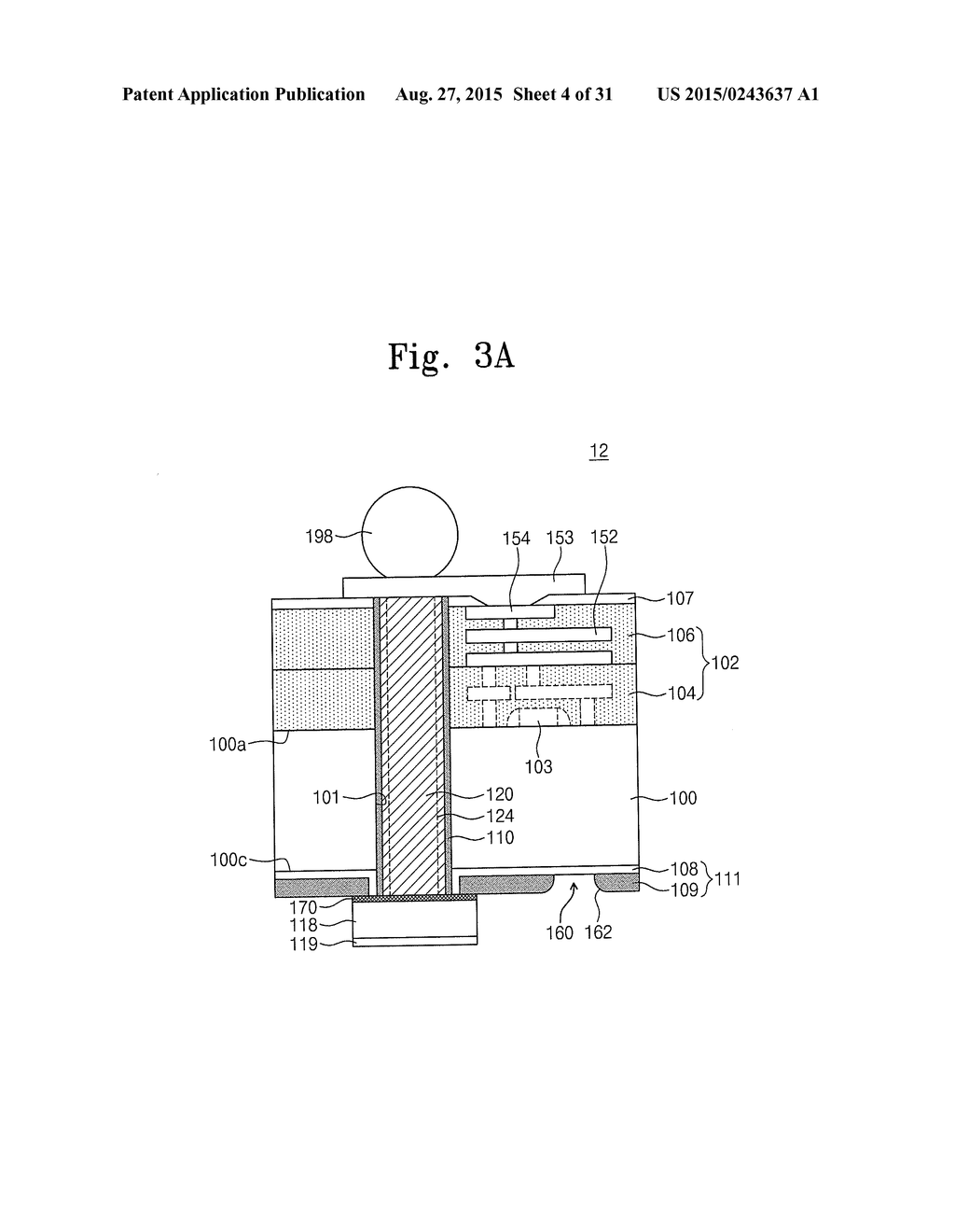 SEMICONDUCTOR DEVICES HAVING THROUGH-VIAS AND METHODS FOR FABRICATING THE     SAME - diagram, schematic, and image 05