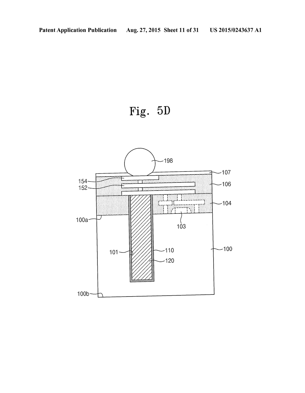 SEMICONDUCTOR DEVICES HAVING THROUGH-VIAS AND METHODS FOR FABRICATING THE     SAME - diagram, schematic, and image 12