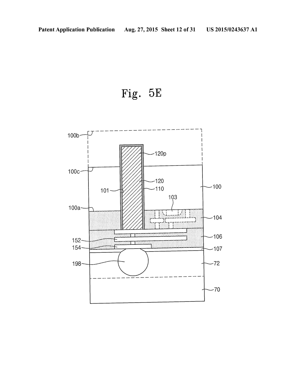 SEMICONDUCTOR DEVICES HAVING THROUGH-VIAS AND METHODS FOR FABRICATING THE     SAME - diagram, schematic, and image 13