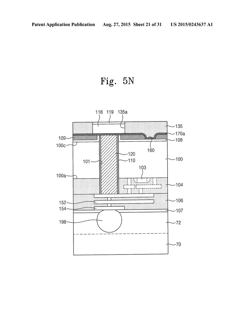 SEMICONDUCTOR DEVICES HAVING THROUGH-VIAS AND METHODS FOR FABRICATING THE     SAME - diagram, schematic, and image 22