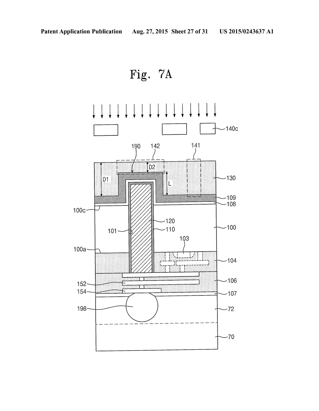 SEMICONDUCTOR DEVICES HAVING THROUGH-VIAS AND METHODS FOR FABRICATING THE     SAME - diagram, schematic, and image 28