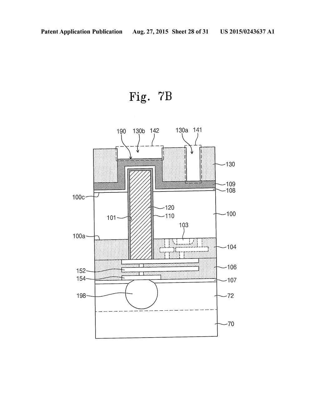 SEMICONDUCTOR DEVICES HAVING THROUGH-VIAS AND METHODS FOR FABRICATING THE     SAME - diagram, schematic, and image 29