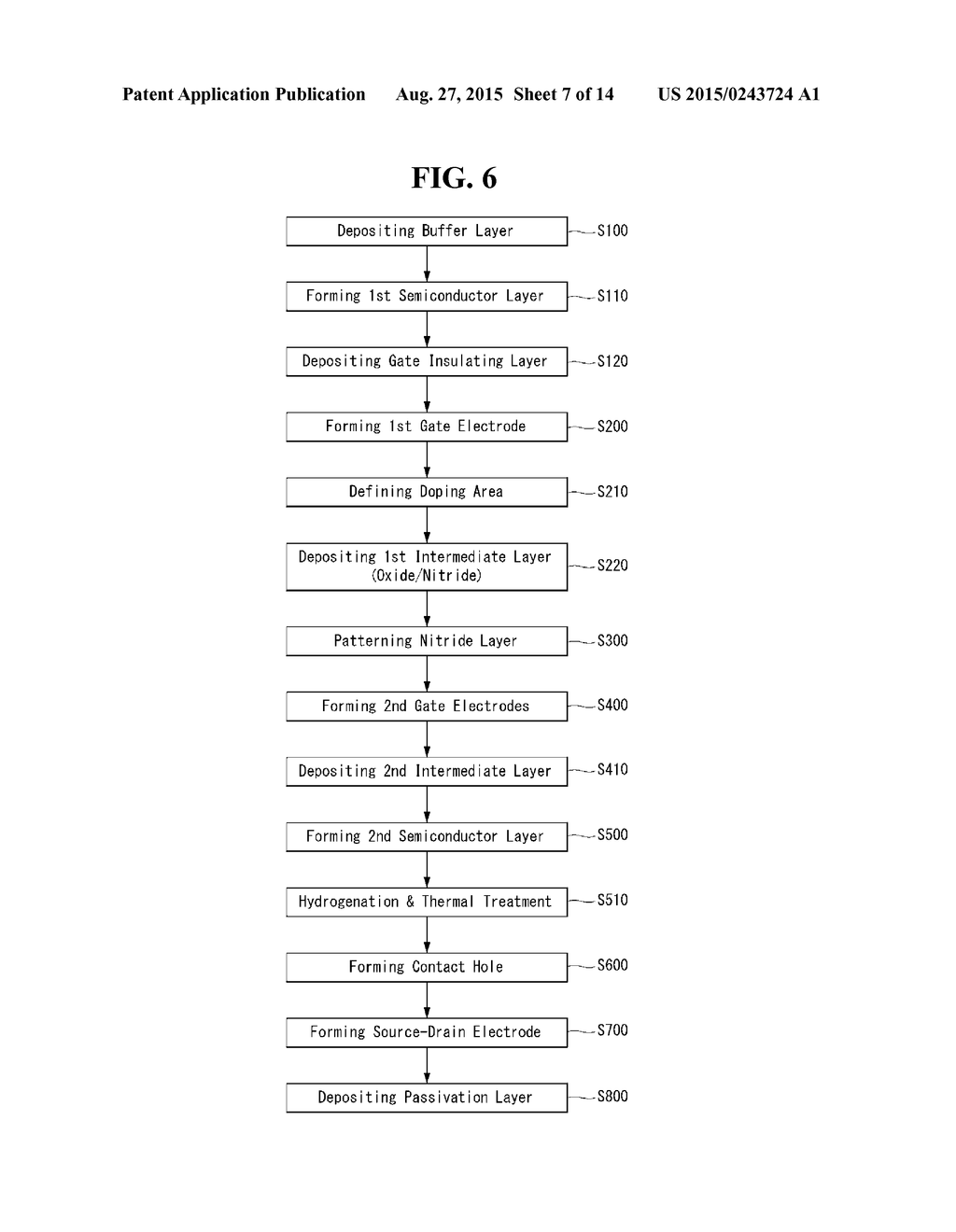 THIN FILM TRANSISTOR SUBSTRATE AND DISPLAY USING THE SAME - diagram, schematic, and image 08