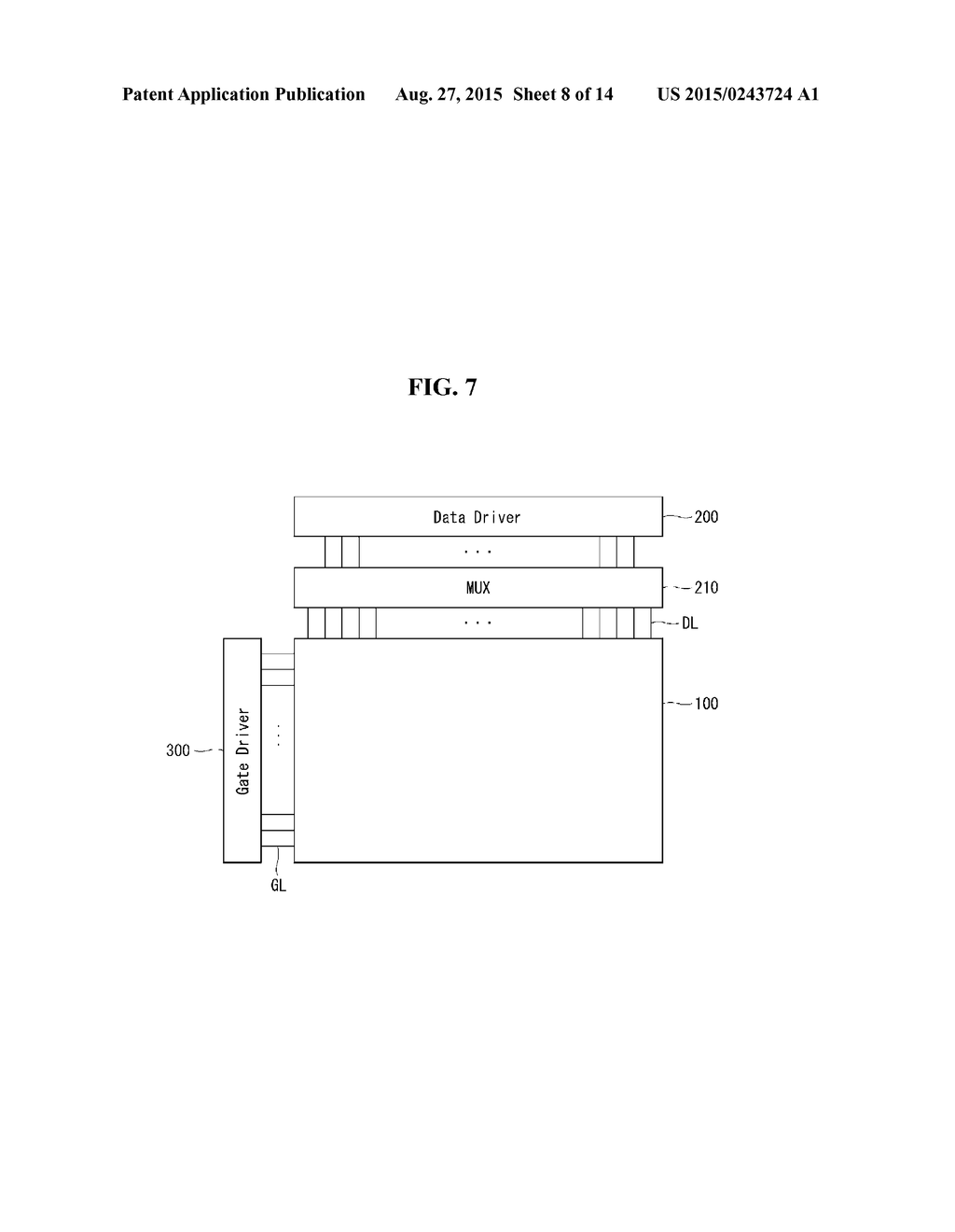 THIN FILM TRANSISTOR SUBSTRATE AND DISPLAY USING THE SAME - diagram, schematic, and image 09