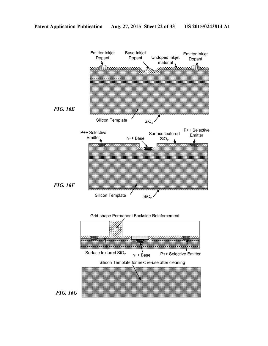 HIGH-EFFICIENCY PHOTOVOLTAIC BACK-CONTACT SOLAR CELL STRUCTURES AND     MANUFACTURING METHODS - diagram, schematic, and image 23