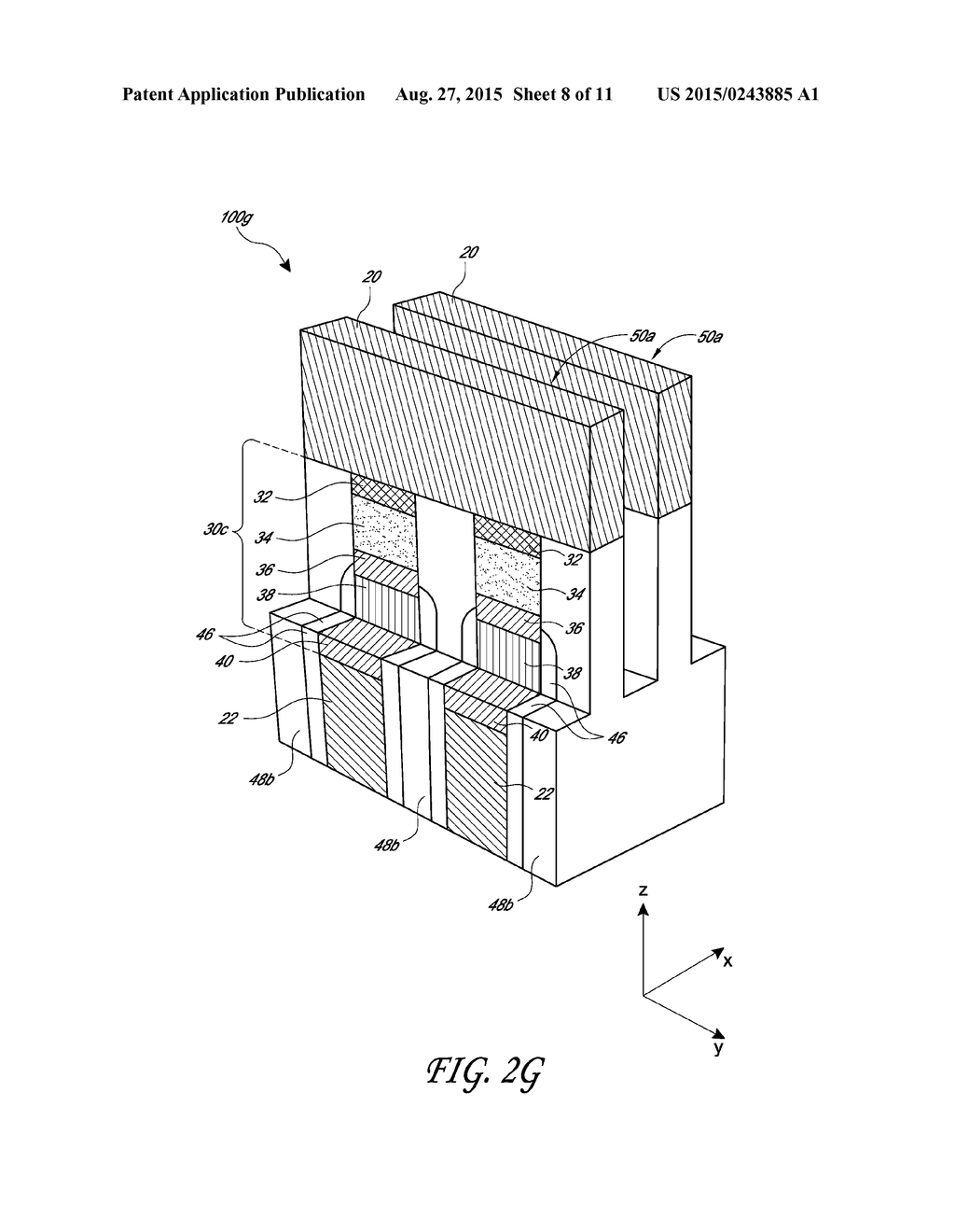 CROSS-POINT MEMORY AND METHODS FOR FABRICATION OF SAME - diagram, schematic, and image 09