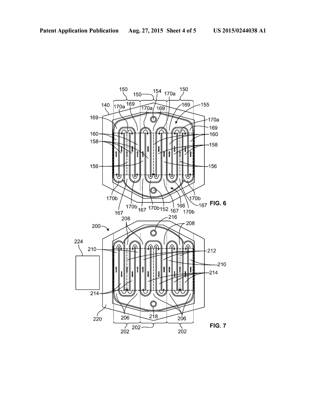 TRACTION BATTERY THERMAL PLATE WITH MULTI PASS CHANNEL CONFIGURATION - diagram, schematic, and image 05