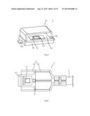 COAXIAL CABLE CONNECTOR ASSEMBLY AND A RECEPTOR CONNECTOR diagram and image