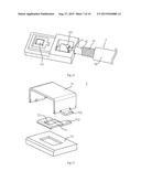 COAXIAL CABLE CONNECTOR ASSEMBLY AND A RECEPTOR CONNECTOR diagram and image