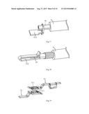 COAXIAL CABLE CONNECTOR ASSEMBLY AND A RECEPTOR CONNECTOR diagram and image