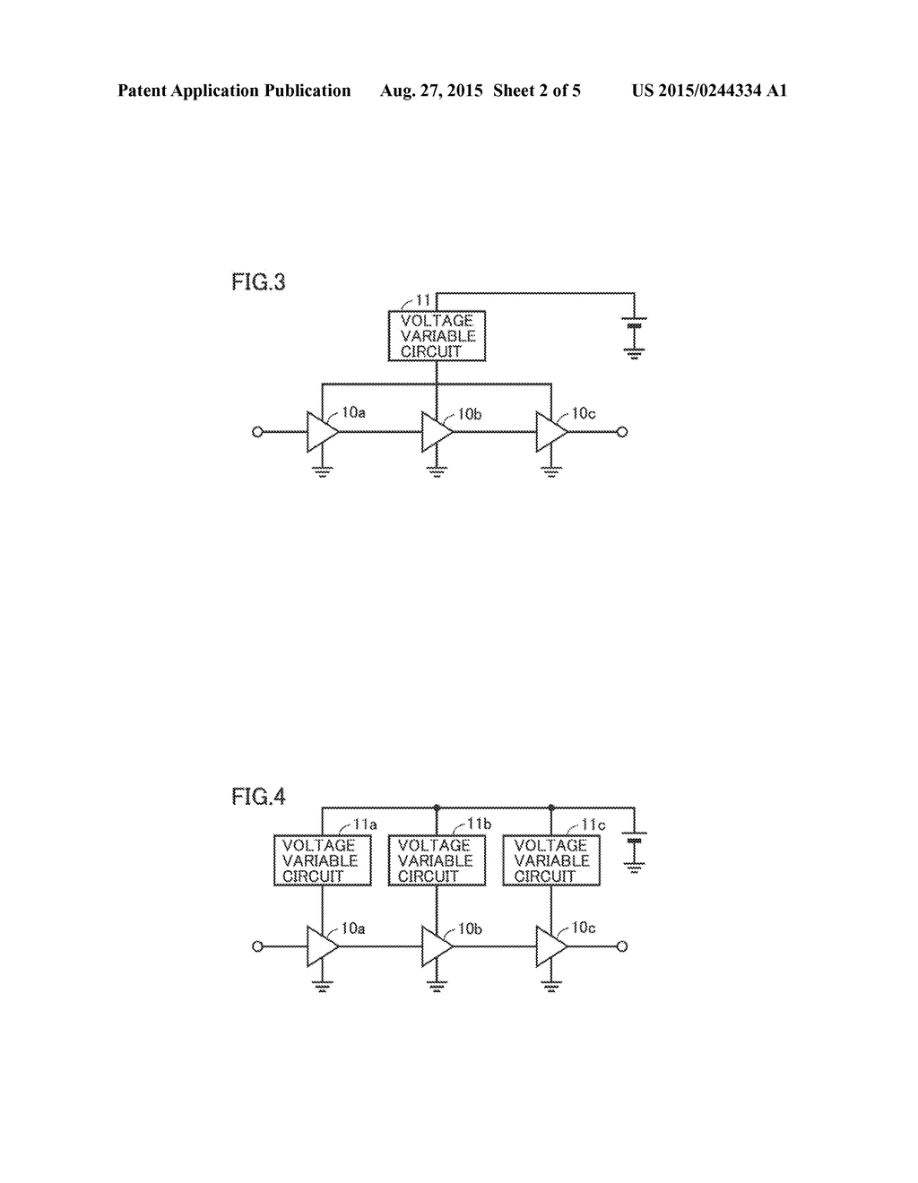 AMPLIFICATION DEVICE AND RADIO COMMUNICATION APPARATUS EQUIPPED WITH     AMPLIFICATION DEVICE - diagram, schematic, and image 03