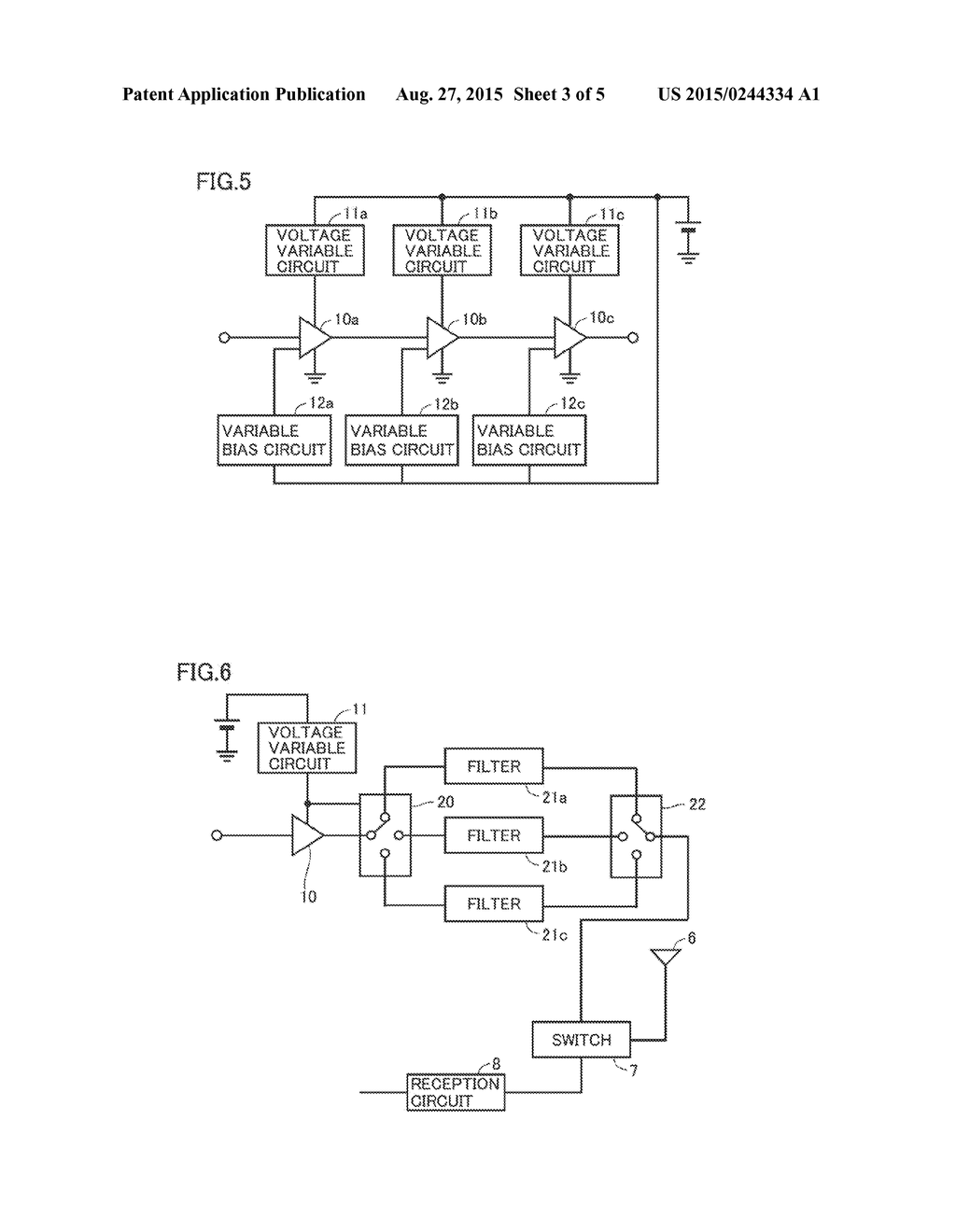 AMPLIFICATION DEVICE AND RADIO COMMUNICATION APPARATUS EQUIPPED WITH     AMPLIFICATION DEVICE - diagram, schematic, and image 04