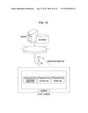 SERVER AND METHOD, NON-TRANSITORY COMPUTER READABLE STORAGE MEDIUM, AND     MOBILE CLIENT TERMINAL AND METHOD diagram and image