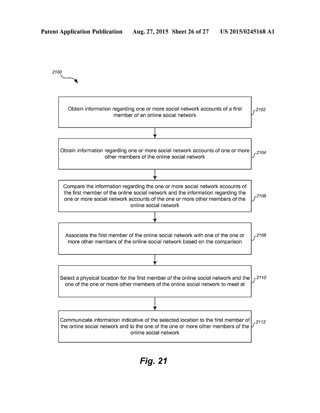 SYSTEMS, DEVICES AND METHODS FOR LOCATION-BASED SOCIAL NETWORKS - diagram, schematic, and image 27