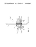 FILTERED FEEDTHROUGH ASSEMBLY FOR IMPLANTABLE MEDICAL ELECTRONIC DEVICES diagram and image