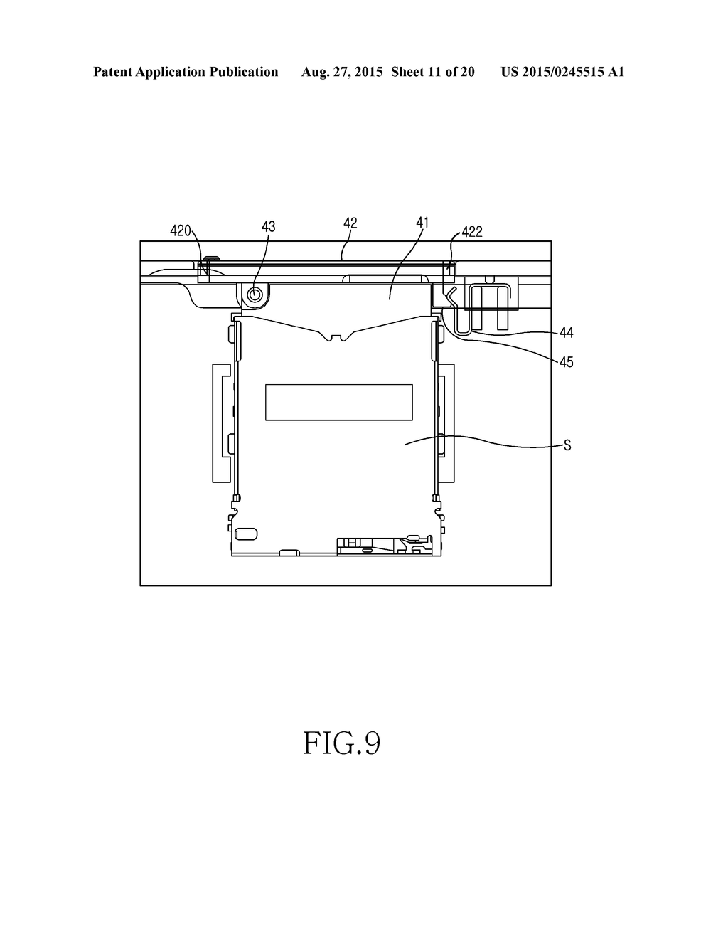 ELECTRONIC DEVICE INCLUDING CARD TRAY - diagram, schematic, and image 12