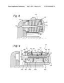 EPILATOR WITH EXPOSED TWEEZER PORTION diagram and image