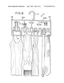 MULTIFUNCTIONAL CLOTHING HANGER diagram and image