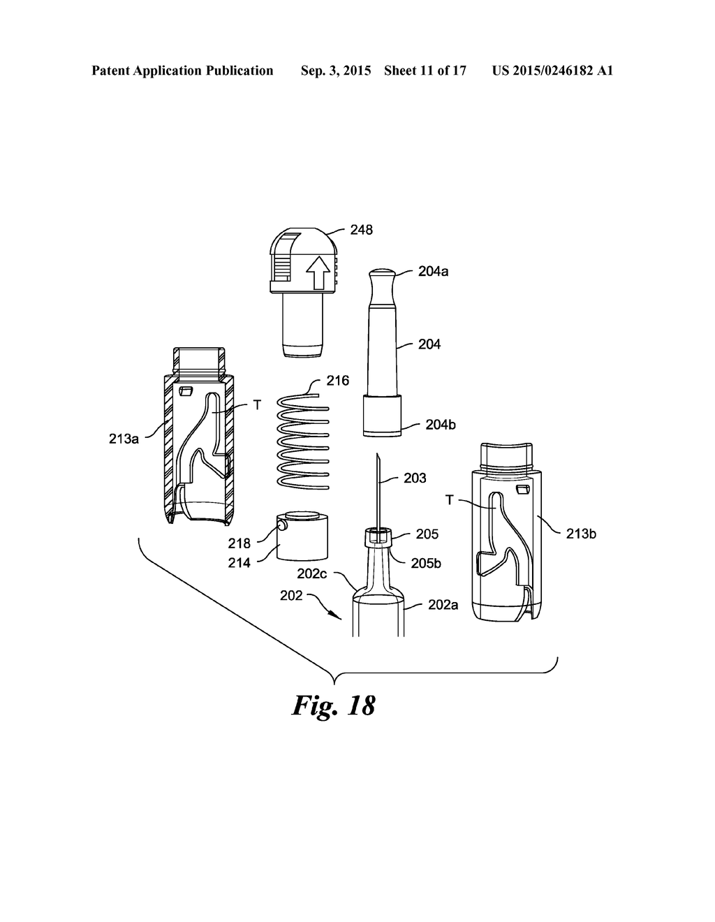 LOW RADIAL PROFILE NEEDLE SAFETY DEVICE - diagram, schematic, and image 12