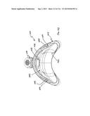 INTERFACE COMPRISING A NASAL SEALING PORTION AND A ROLLING HINGE diagram and image