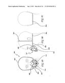 INTERFACE COMPRISING A NASAL SEALING PORTION AND A ROLLING HINGE diagram and image