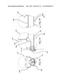 INTERFACE COMPRISING A NASAL SEALING PORTION AND A ROLLING HINGE diagram and image