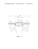 METHOD AND APPARATUS FOR IMPROVING CERVICAL CURVATURE AND FOR MAINTAINING     PROPER CURVATURE IN PERSONS PREDISPOSED TO DEVELOP IMPROPER CURVATURE diagram and image