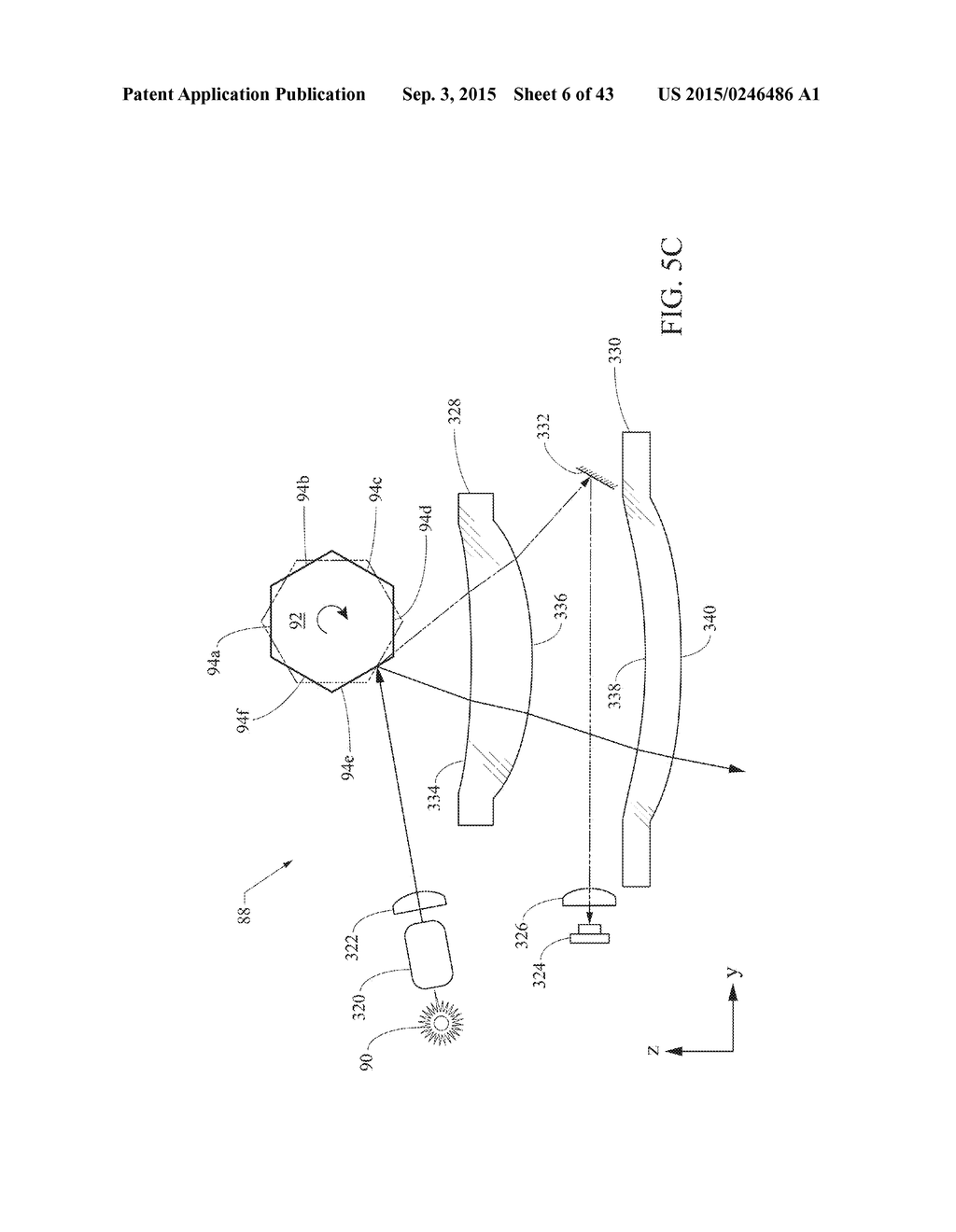 APPARATUS AND METHOD FOR FORMING THREE-DIMENSIONAL OBJECTS USING LINEAR     SOLIDIFICATION - diagram, schematic, and image 07