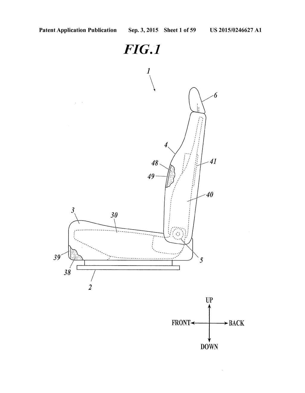 SEAT BACKREST - diagram, schematic, and image 02