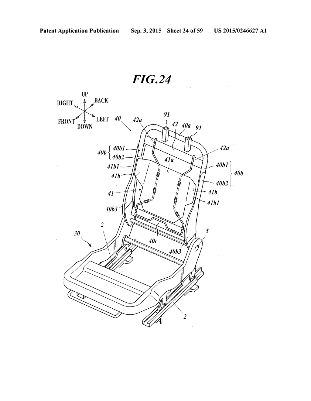 SEAT BACKREST - diagram, schematic, and image 25