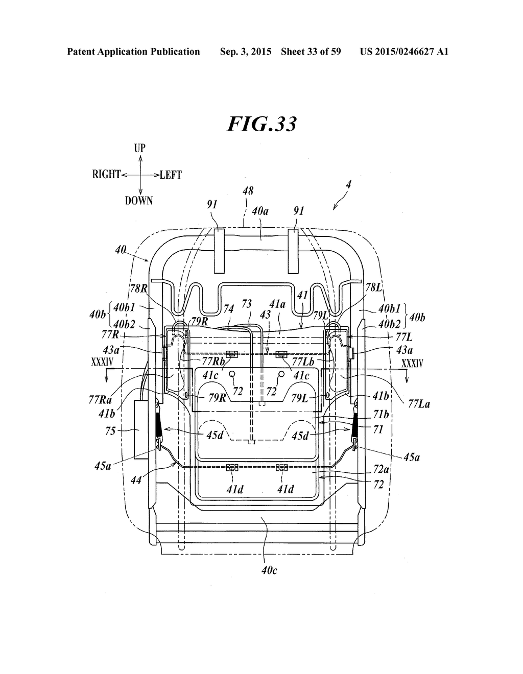 SEAT BACKREST - diagram, schematic, and image 34