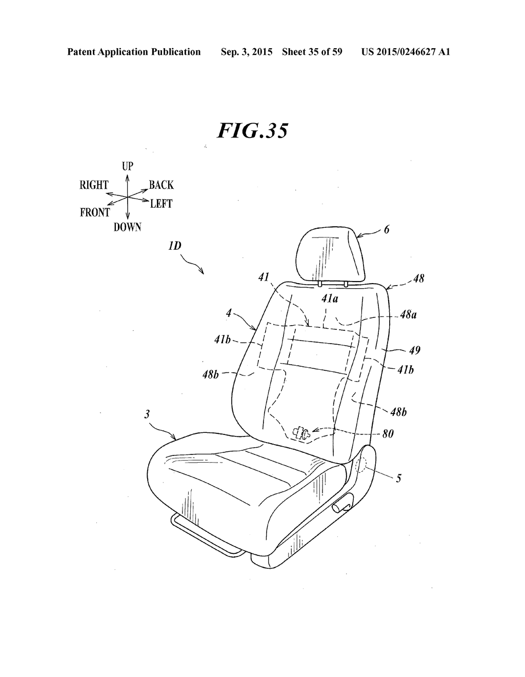 SEAT BACKREST - diagram, schematic, and image 36