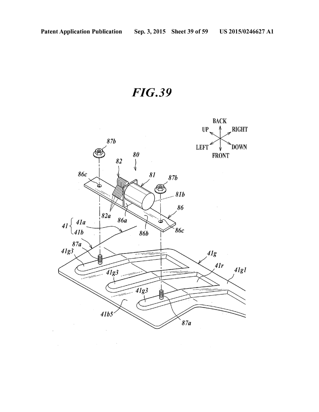 SEAT BACKREST - diagram, schematic, and image 40