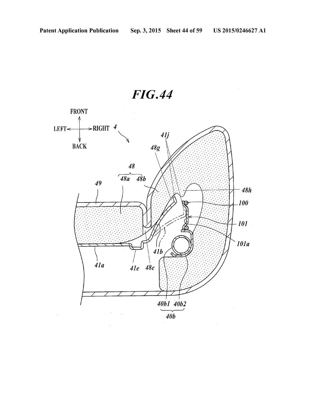 SEAT BACKREST - diagram, schematic, and image 45