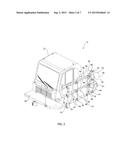 GUARDRAIL SYSTEM FOR A CAB ENVIRONMENT OF A MOBILE MACHINE diagram and image