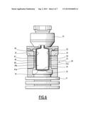 PROCESS AND MACHINE FOR MANUFACTURING A HOLLOW ARTICLE MADE OF THIN GLASS diagram and image