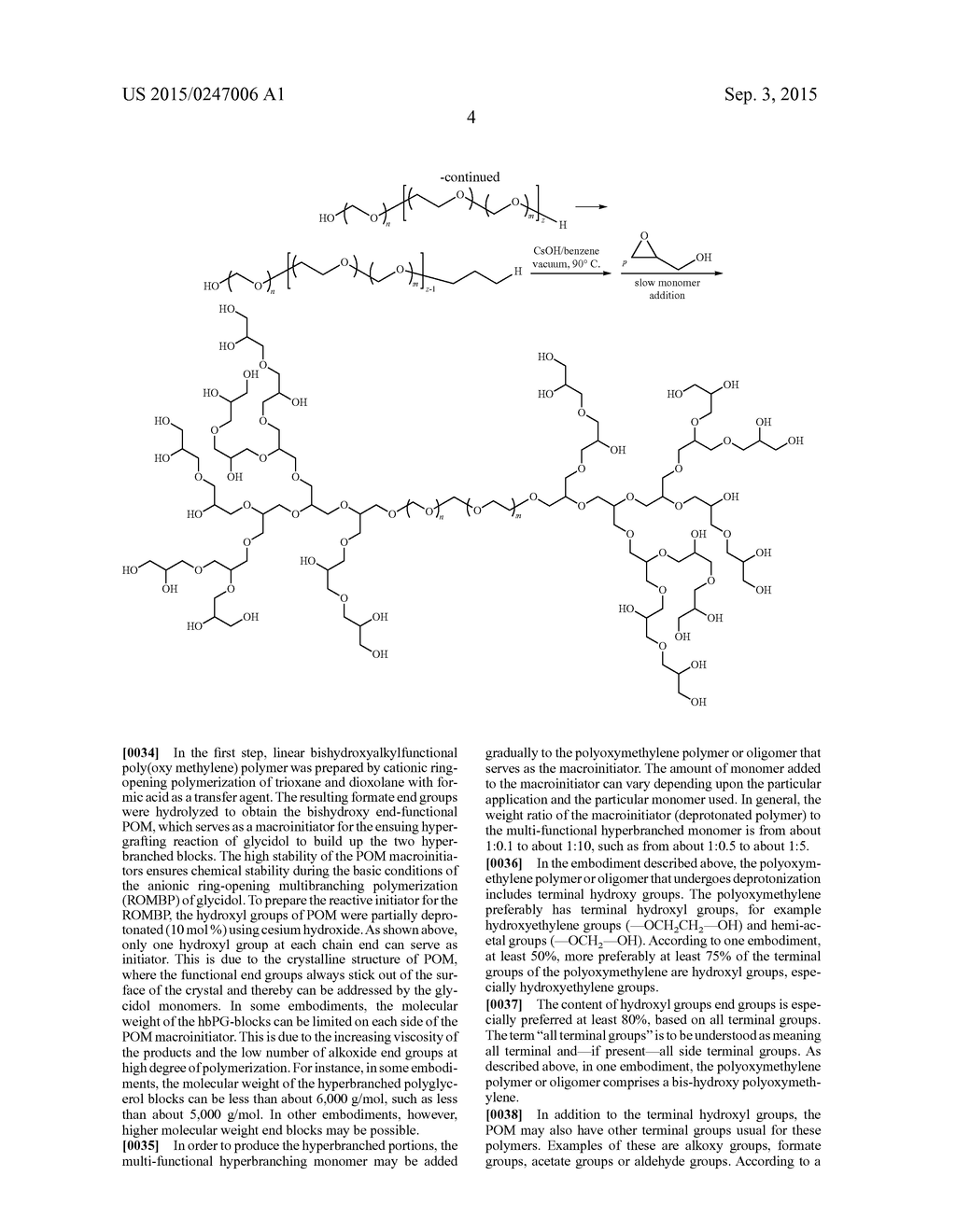 Block Copolymers Based on Linear Poly(oxymethylene)(POM) and Hyperbranched     Poly(glycerol): Combining Polyacetals with Polyethers - diagram, schematic, and image 07