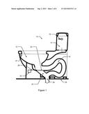 Toilet Having Auxiliary Discharge Path and Valve diagram and image