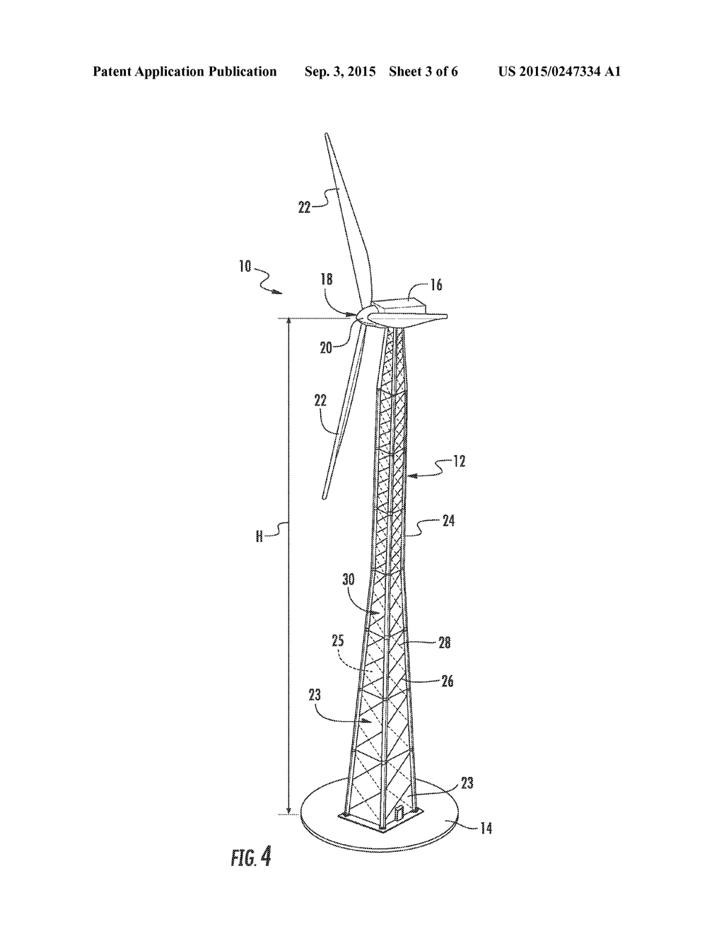 LATTICE TOWER COVERING FOR A WIND TURBINE - diagram, schematic, and image 04