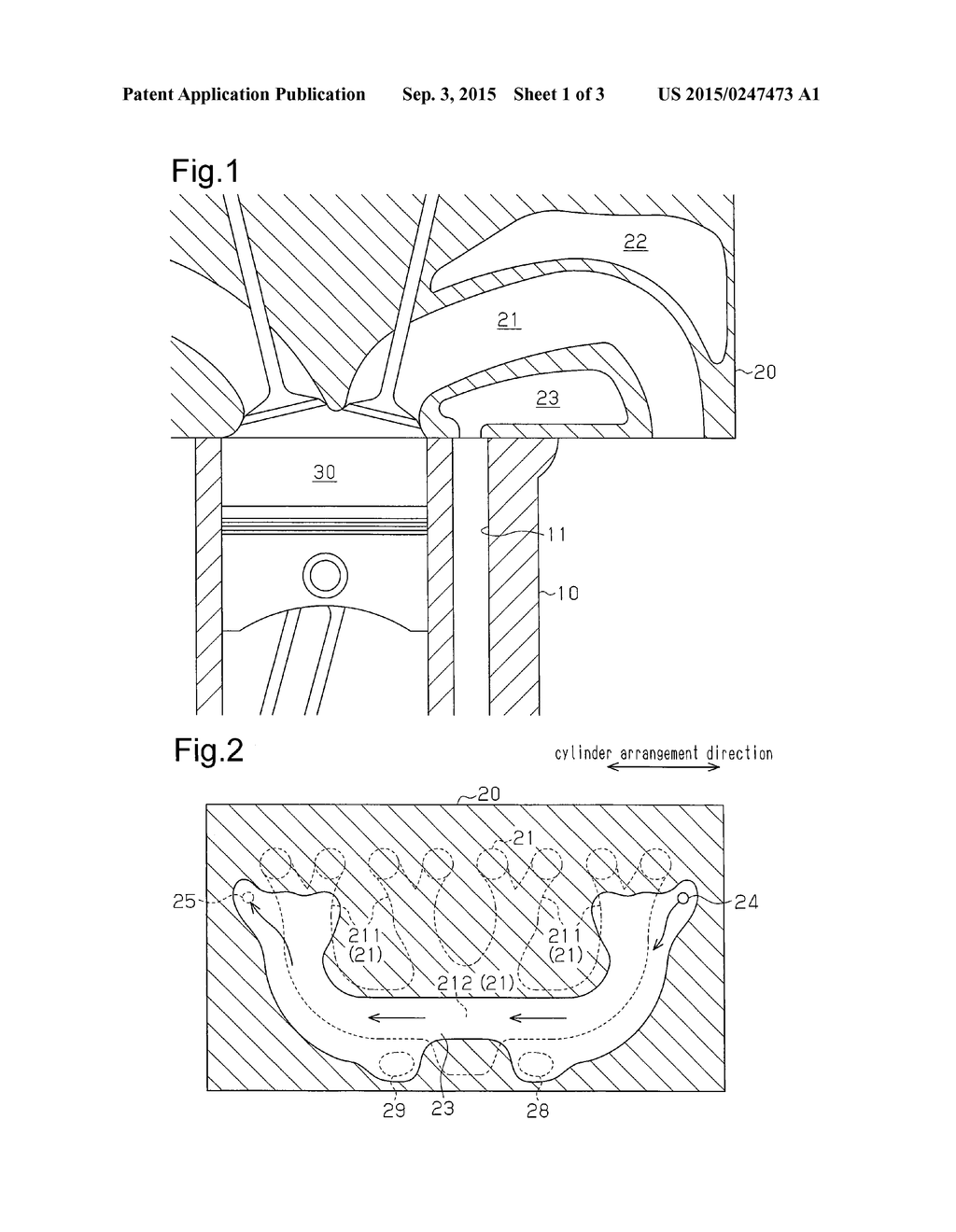 COOLING STRUCTURE FOR CYLINDER HEAD - diagram, schematic, and image 02