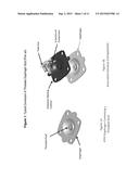 VALVE HAVING AT LEAST ONE HOURGLASS STUDS FOR COUPLING TO DIAPHRAGM AND     COMPRESSOR/SPINDLE COMPONENTS diagram and image