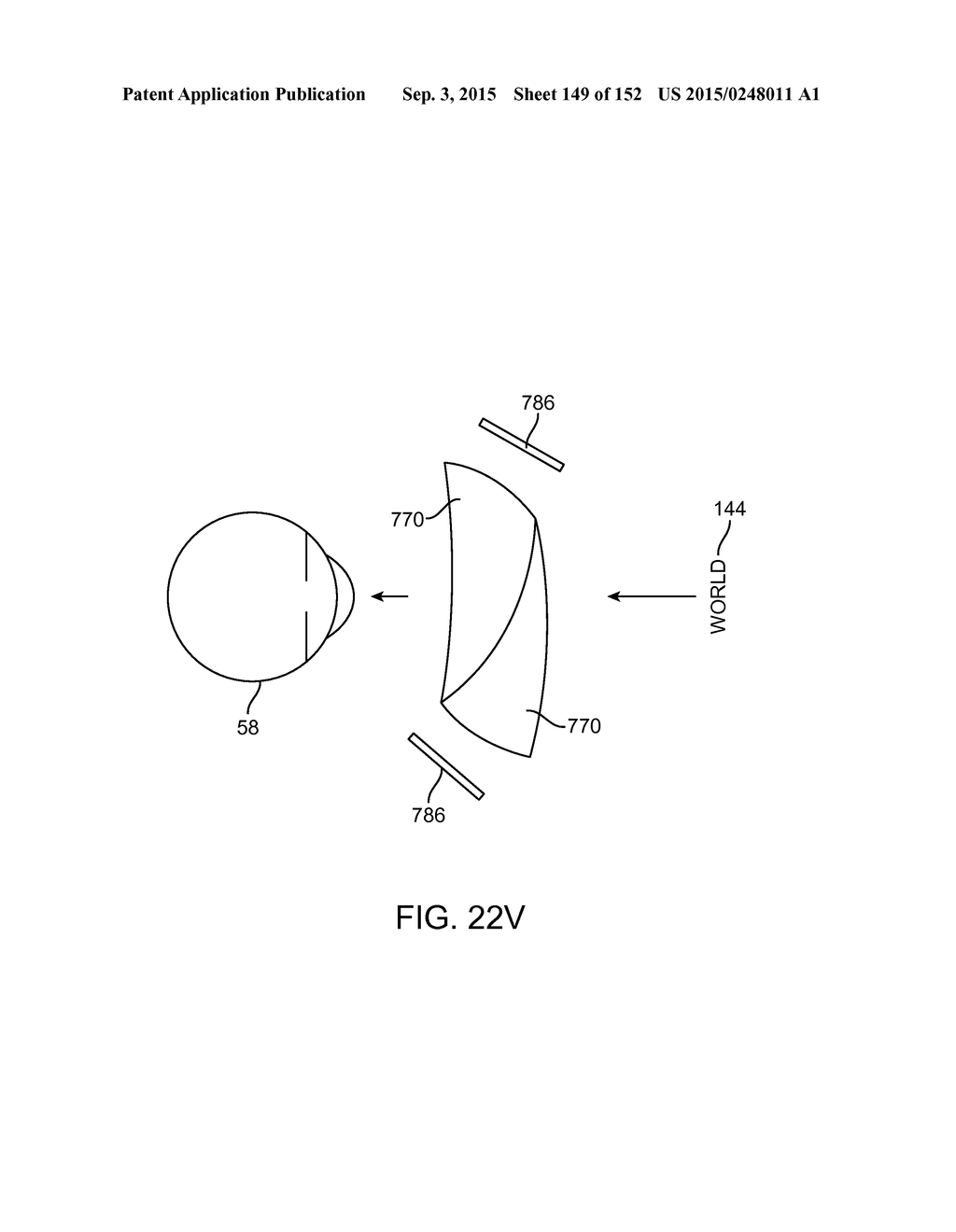 DELIVERING VIRTUAL IMAGES OF DIFFERENT PORTIONS OF THE USER'S PUPIL FOR     AUGMENTED OR VIRTUAL REALITY - diagram, schematic, and image 150