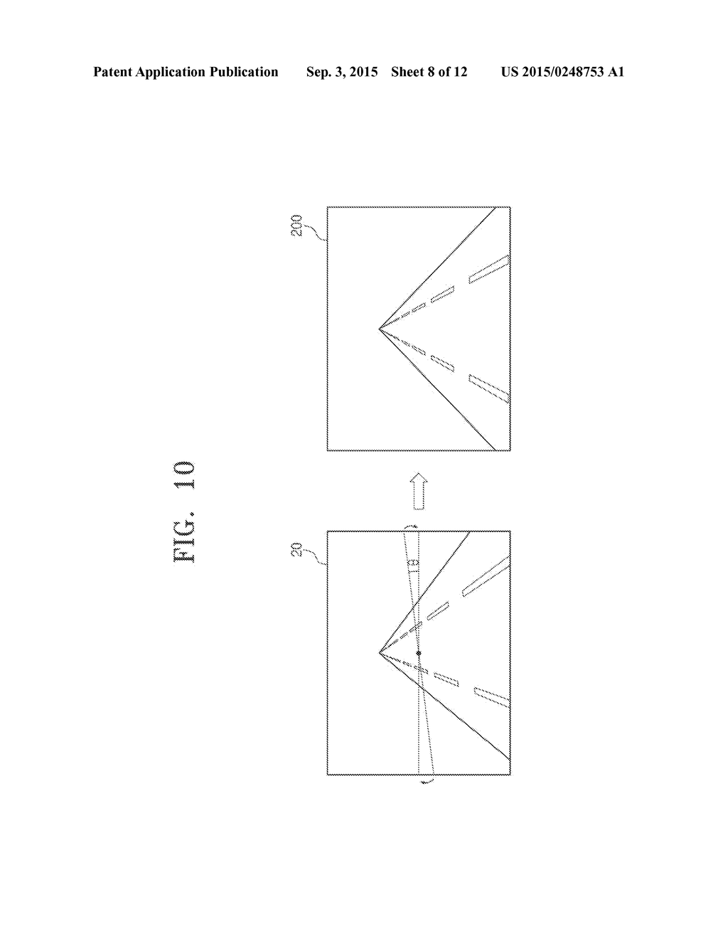 IMAGE PROCESSING APPARATUS AND METHOD FOR DETECTING OBJECT USING     EQUI-HEIGHT MOSAICKING IMAGE, AND VEHICLE OPERATION ASSISTING SYSTEM     EMPLOYING SAME - diagram, schematic, and image 09