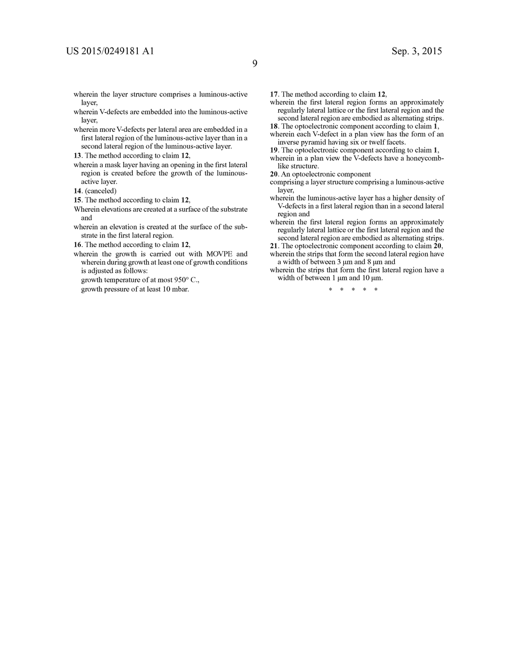 OPTOELECTRONIC COMPONENT AND METHOD FOR THE PRODUCTION THEREOF - diagram, schematic, and image 23