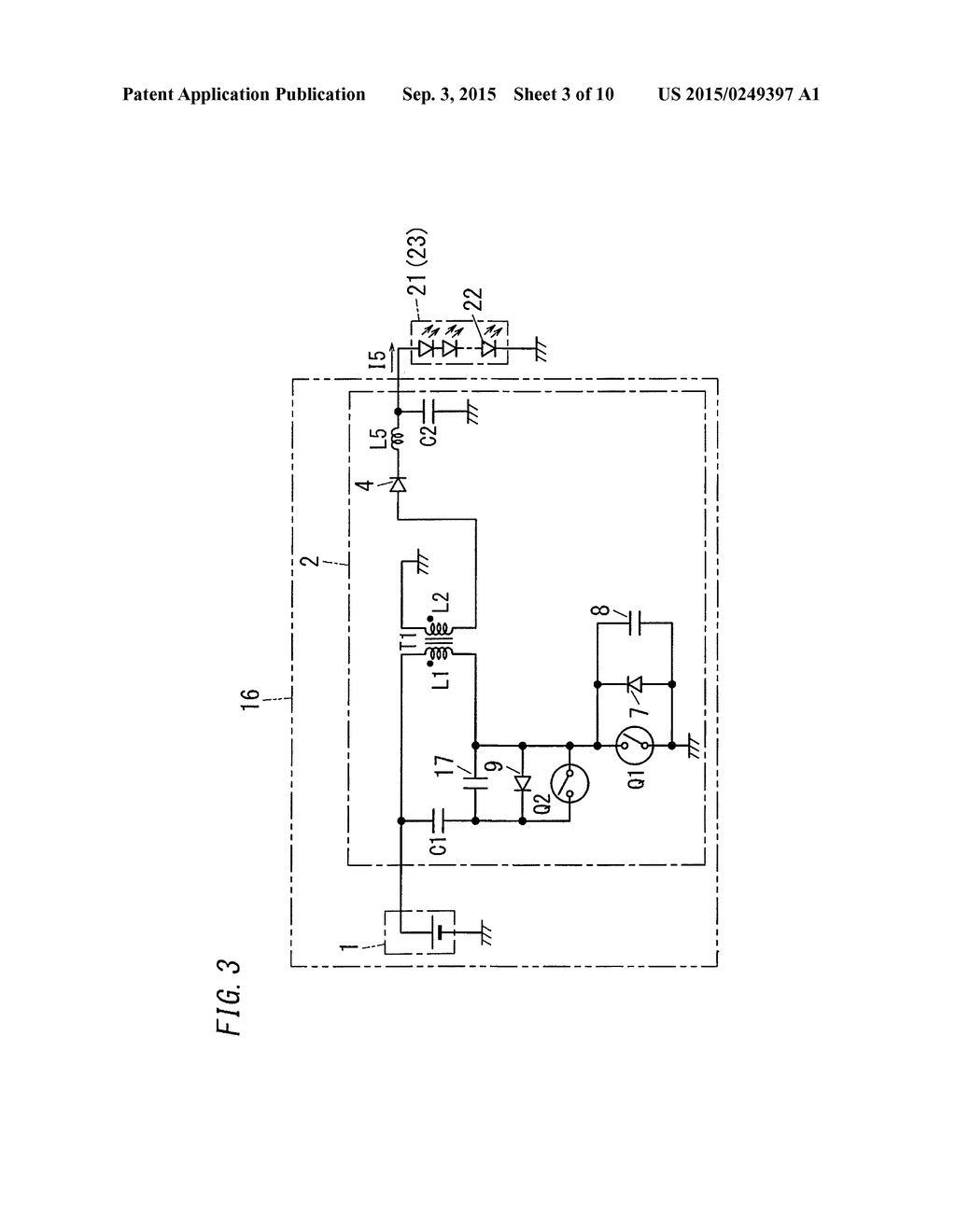 POWER SUPPLY DEVICE AND LIGHTING APPARATUS USING THE SAME - diagram, schematic, and image 04