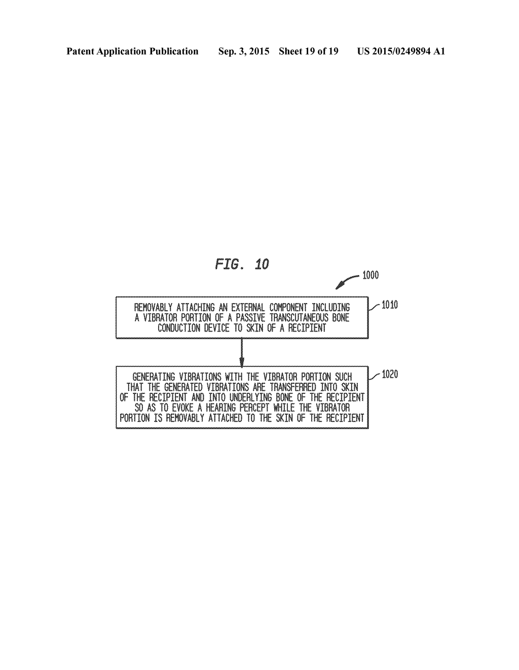 REMOVABLE ATTACHMENT OF A PASSIVE TRANSCUTANEOUS BONE CONDUCTION DEVICE     WITH LIMITED SKIN DEFORMATION - diagram, schematic, and image 20