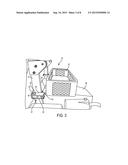 ATTACHABLE STORAGE DEVICE FOR A LANDSCAPE MACHINE diagram and image