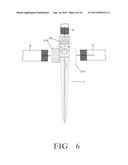 SUPPORTER FOR CONNECTING AND POSITIONING IRRIGATION DEVICE diagram and image