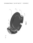 DISHWARE WITH PENDENT SIDE DISHES ATTACHED VIA SLOTS IN THE DISHWARE FOR     SECURE VERSATILE ATTACHMENT OF THE SIDE DISHES diagram and image